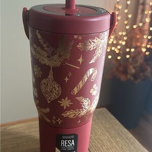 Brumate RESA 35oz Holiday Red & Gold Tumbler
